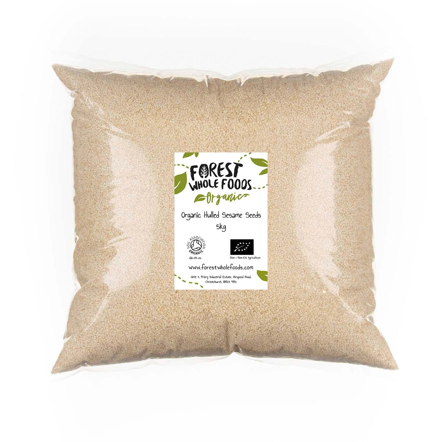 White Sesame Seeds Hulled 5kg