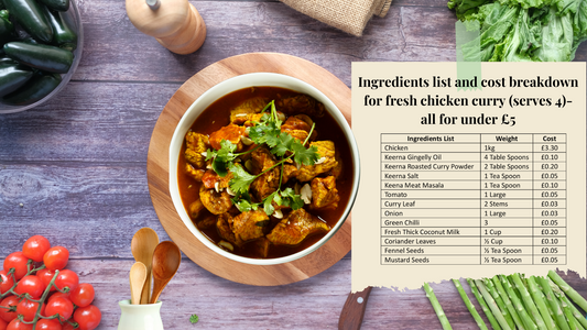 Delicious Sri Lankan-style chicken curry